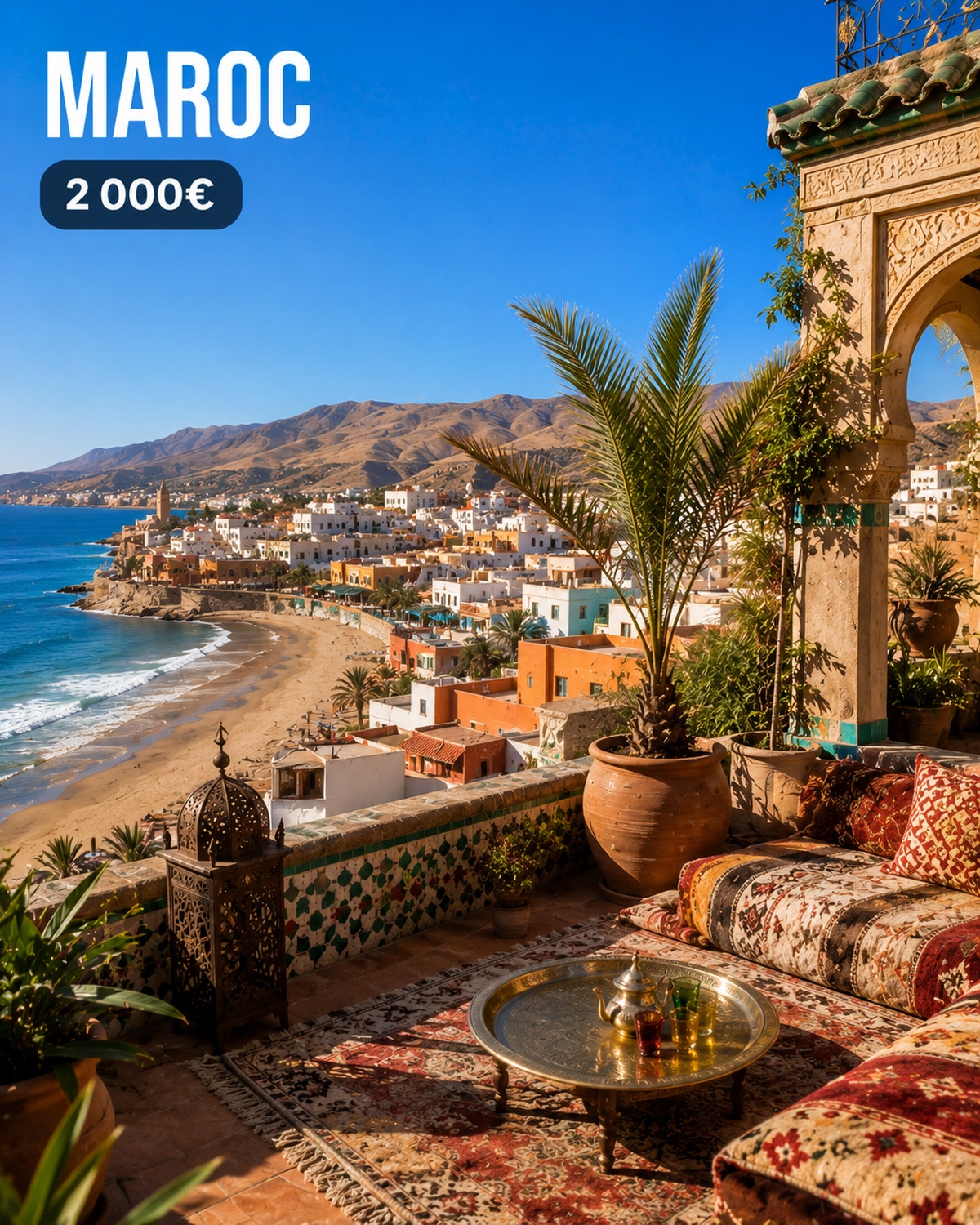 Le Maroc, exemple de voyage pour un budget de 2 000 €